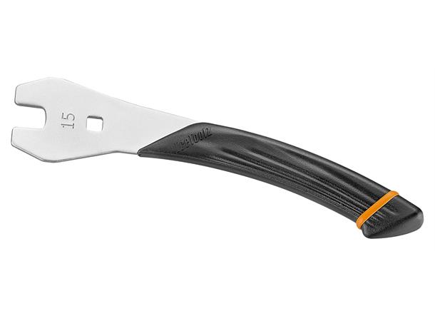 Ice Toolz 15mm Pedalnøkkel Sort/oransje, Cr-Mo stål